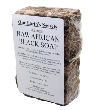 Uncover the secrets of Ghana with Our Earth's Secrets Premium Raw African Black Soap. Made with 100% natural ingredients, this soap offers a luxurious, ethical, and eco-friendly addition to your beauty routine. Experience the natural benefits today!